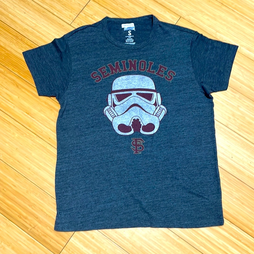 FSU Star Wars Storm Trooper tee. Size Small